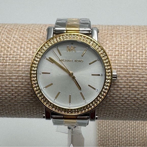 Michael Kors Accessories - Michael Kors Women's Corey Three-Hand Two-Tone Alloy Watch 38mm - Two tone